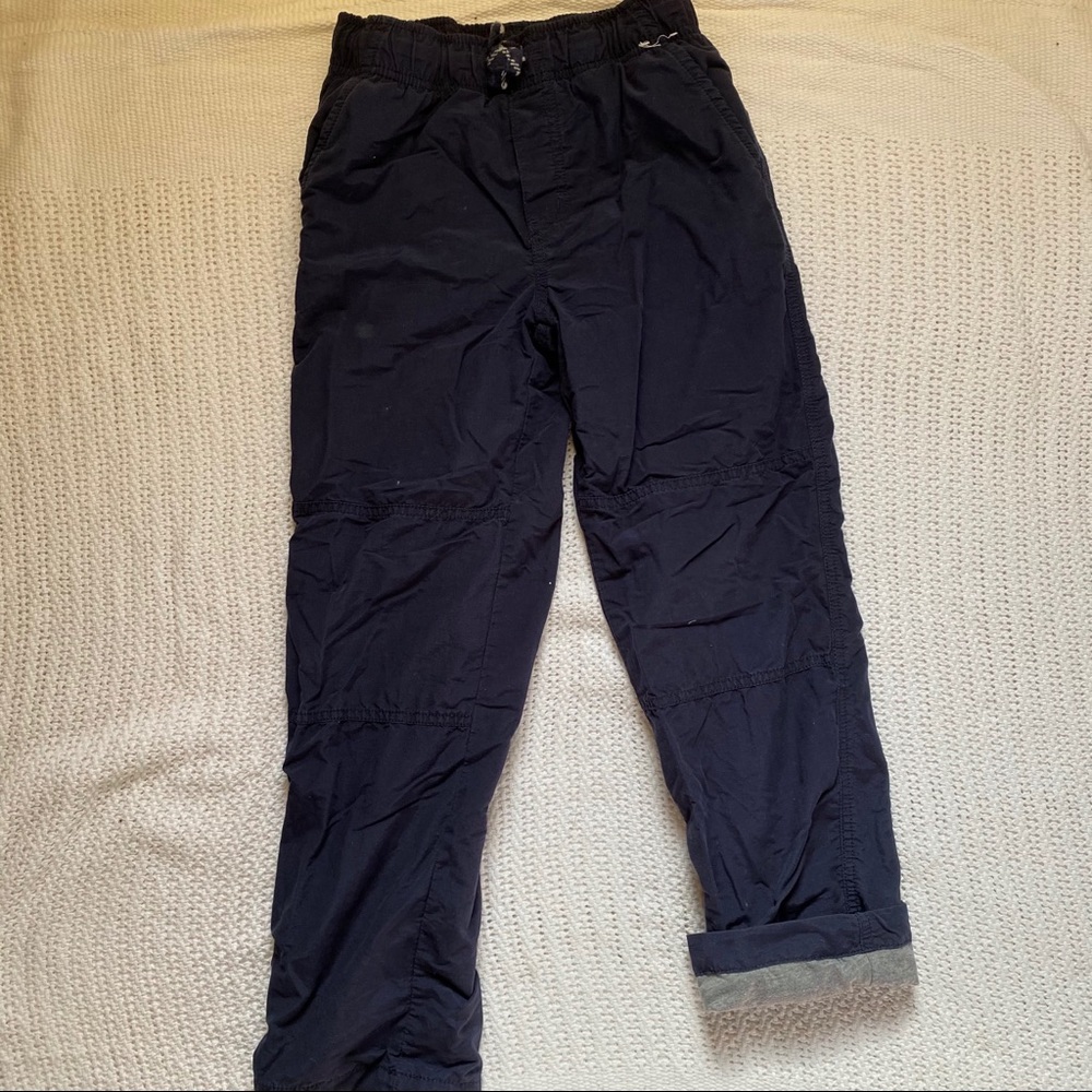 Navy Fleece Lined Pants